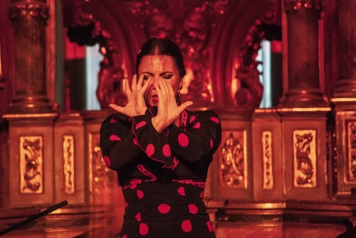 Flamenco dancer in Valencia, Spain